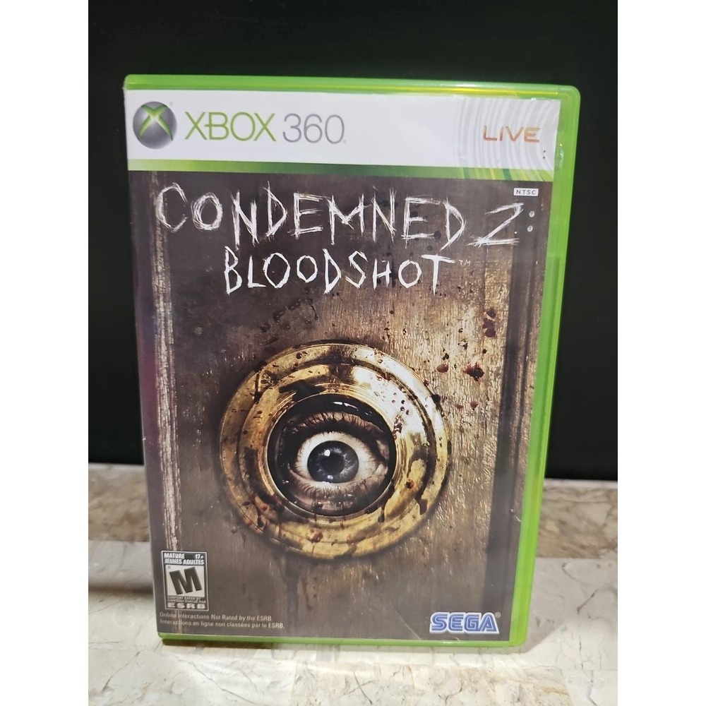 Condemned 2 Bloodshot Xbox 360 Sega Survival Horror First Person Action Game‎
